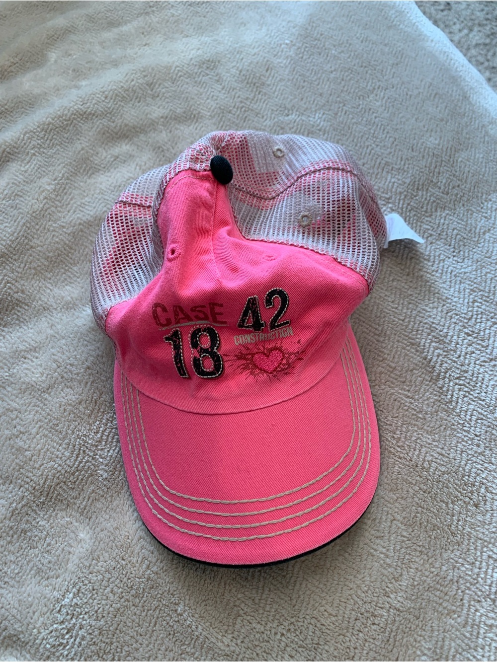 Women’s Pink Case Construction Hat